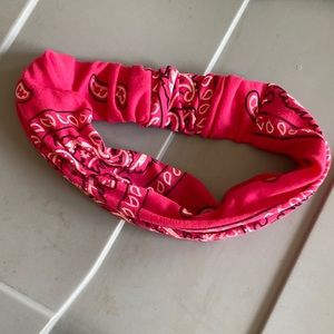 Pink head band